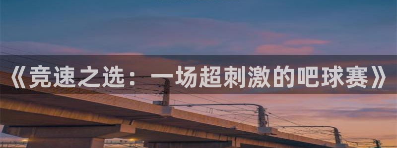  b体育官网最新下载地址在哪：《竞速之选：一场超刺激的吧球赛》
