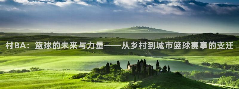 b体育官网登录入口：村BA：篮球的未来与力量——从乡村到城市
